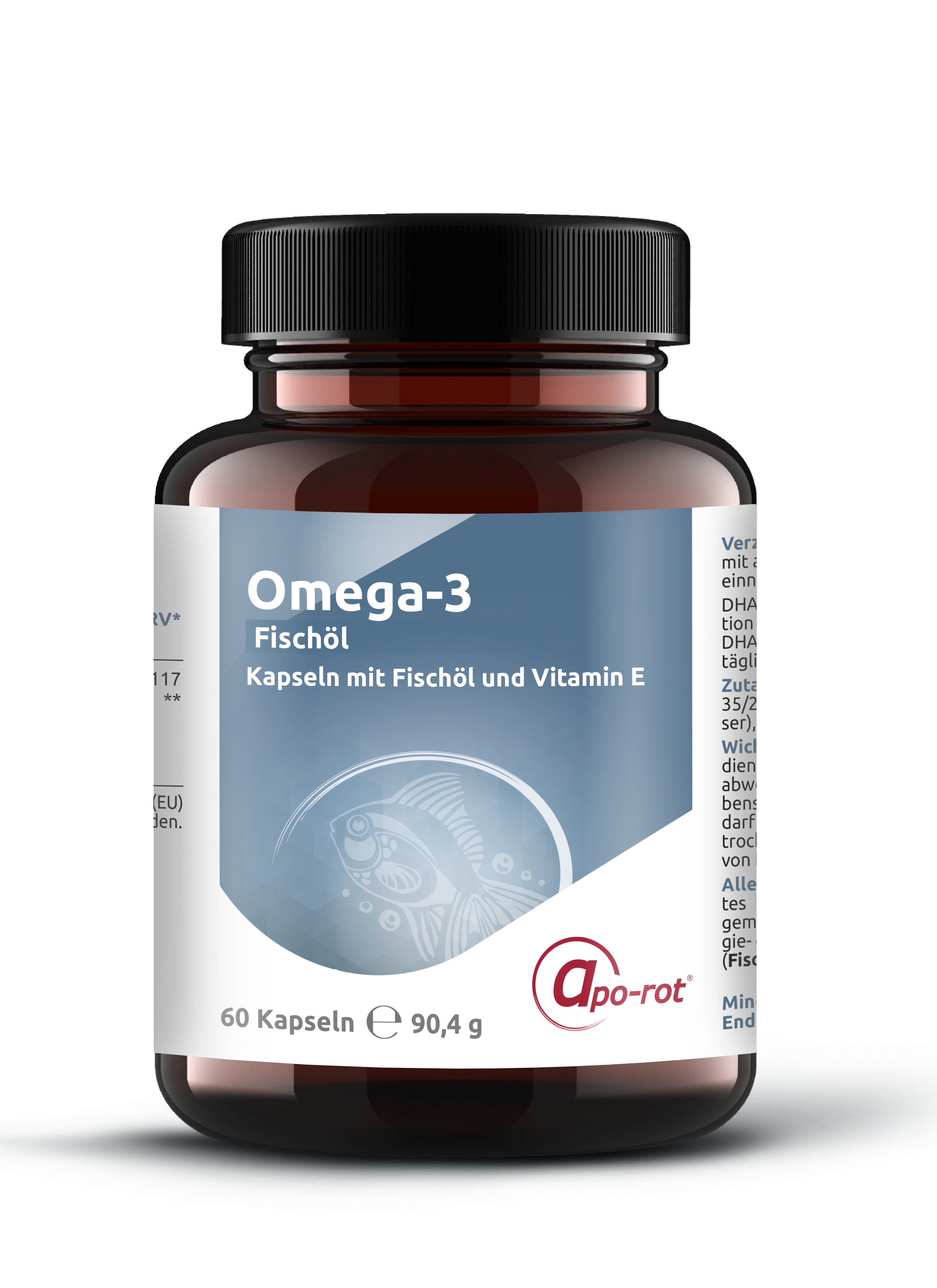 apo-rot Omega-3 Fischöl Kapseln 